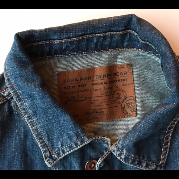 Zara Denim Trucker Jacket - Picture 4 of 7